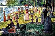 Georges Seurat Sunday Afternoon on the Island of La Grande Jatte, oil painting